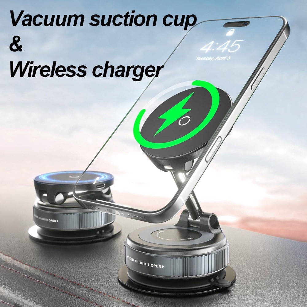 Wireless Car Charger Mount Fast Charging - 자동차 자기 무선 충전기 휴대폰 홀더