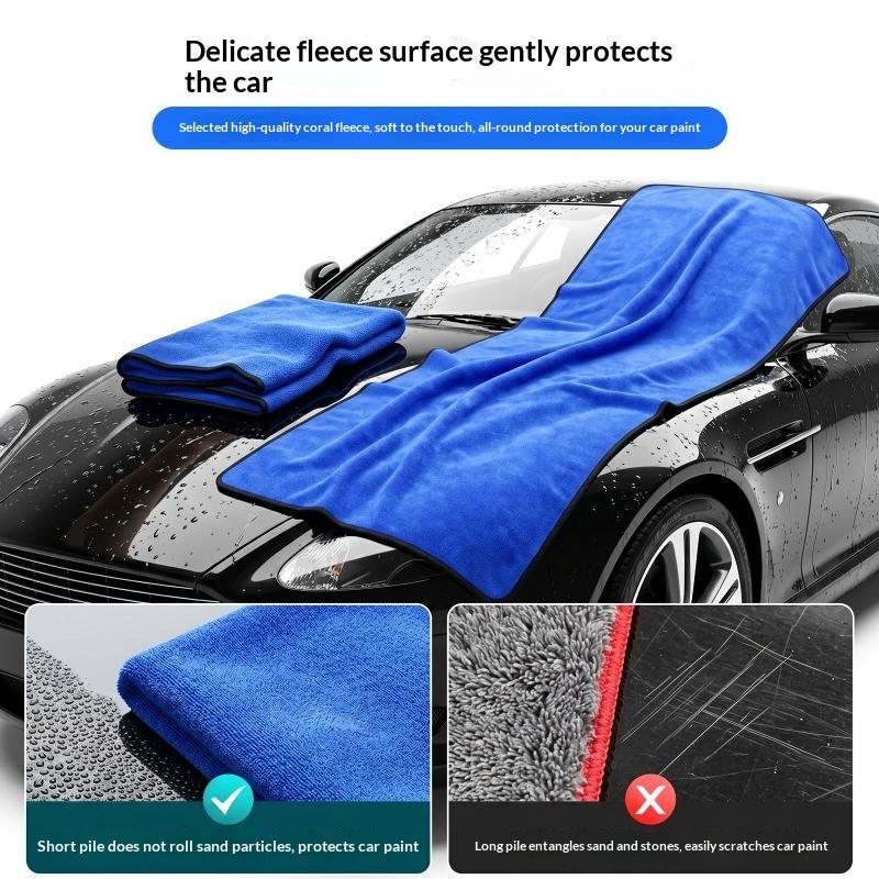 뛰어난 흡수력을 자랑하는 대형 차량용 건조 타월, 코랄 - Microfiber Car Drying Towel Super Absorbent 리뷰 및 가격