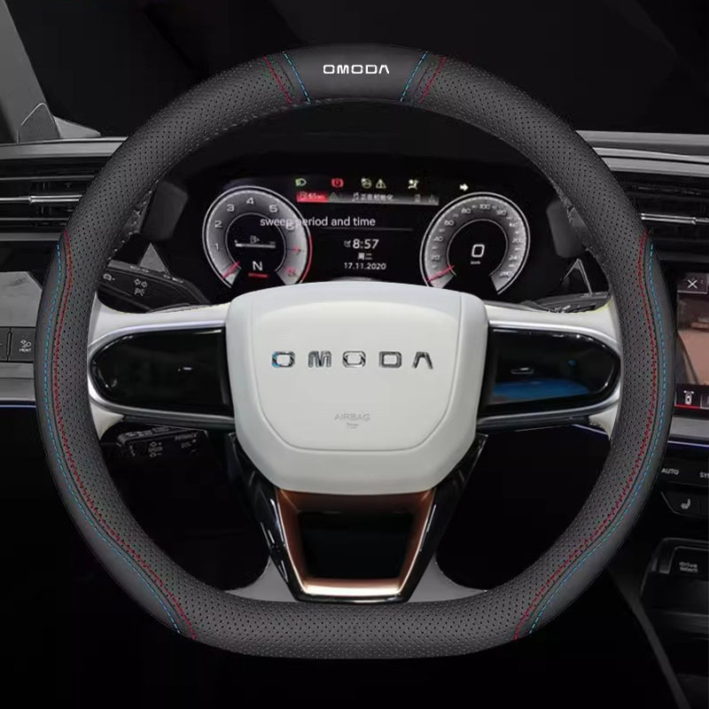 체리 오모다 5 C5 E5 C5 EV 5EV 2024  - Car Steering Wheel Cover Anti Slip Breathable 리뷰 및 가격