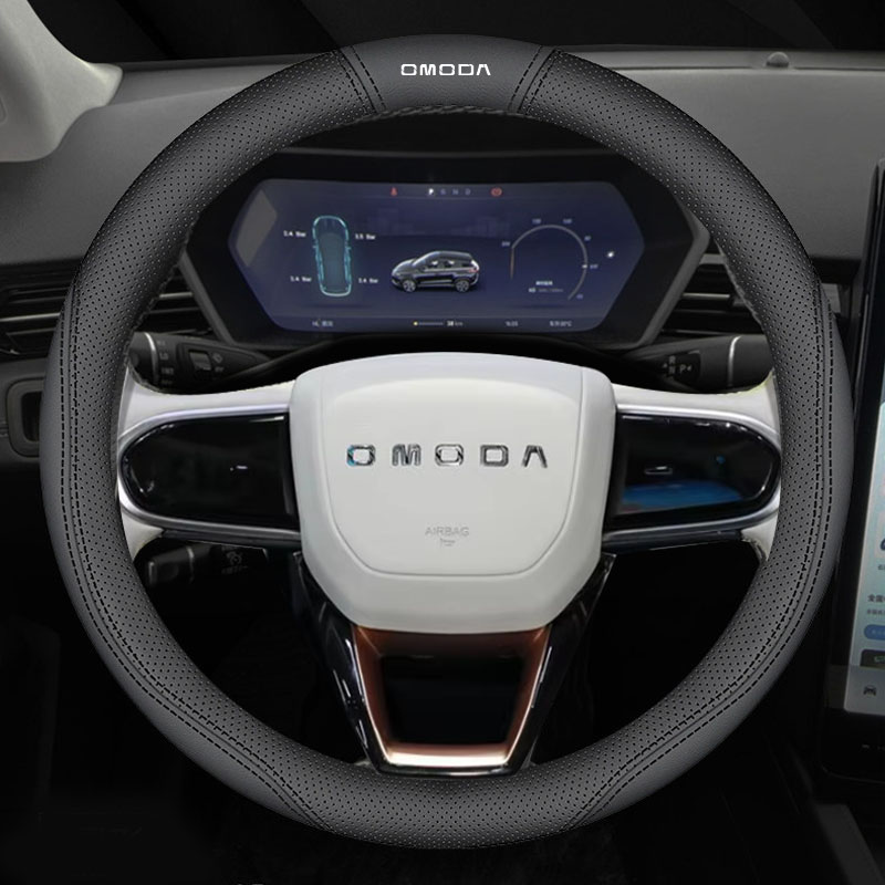 체리 오모다 5 C5 E5 C5 EV 5EV 2024  - Car Steering Wheel Cover Anti Slip Breathable 리뷰 및 가격