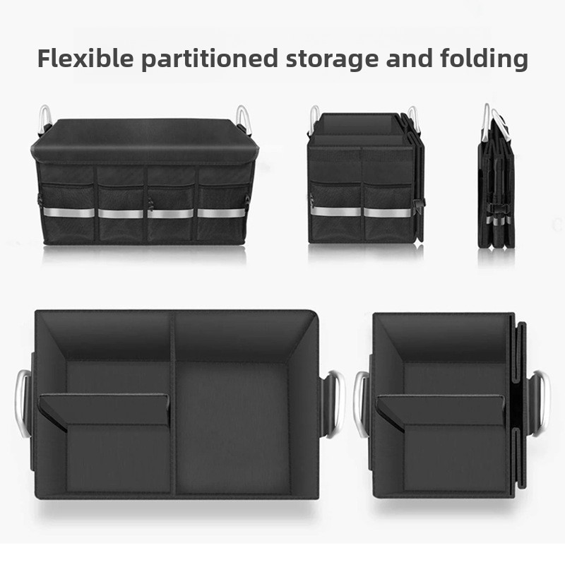 자동차 트렁크 정리함 - 옥스포드 천 접이식 차량 후방 - Car Trunk Organizer Foldable Storage Box 리뷰 및 가격