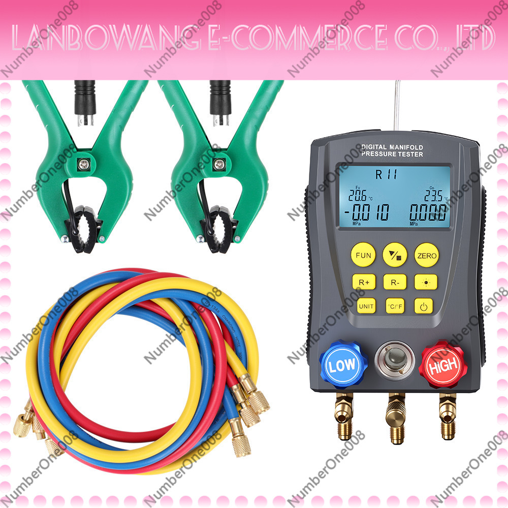 디지털 냉매 게이지 전자식 에어컨 충전 도구 (가정용  - Car Electronics 리뷰 및 가격