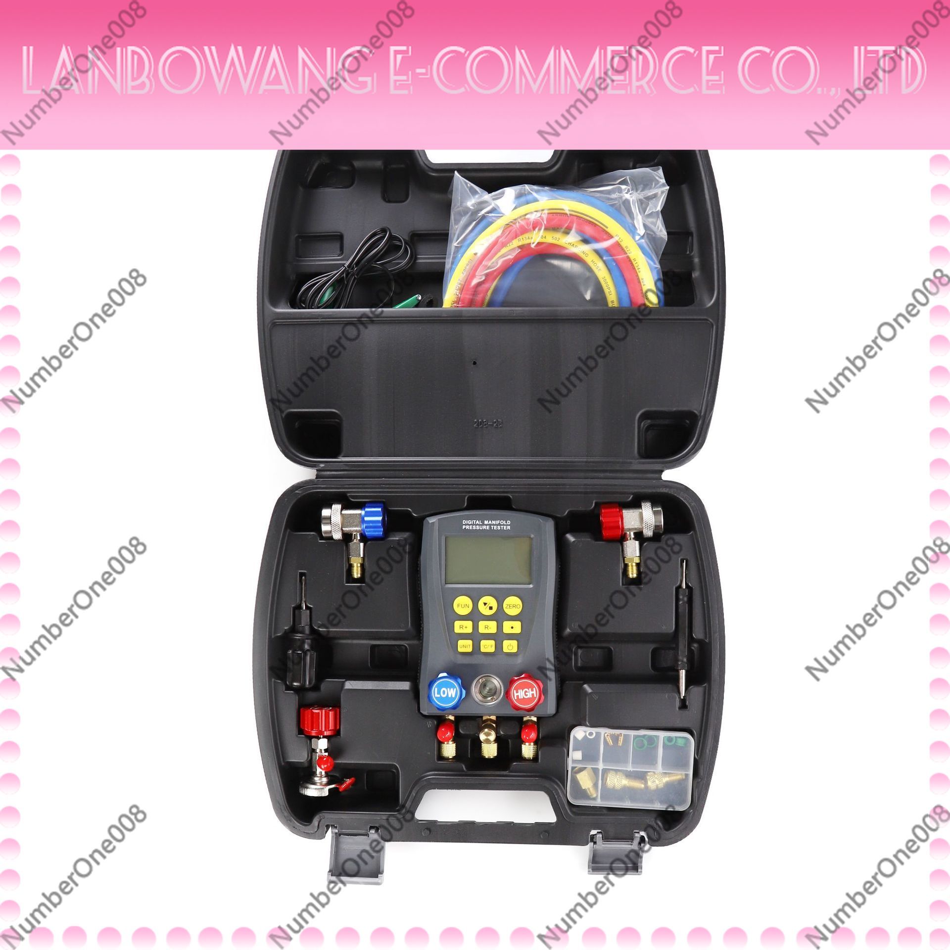 디지털 냉매 게이지 전자식 에어컨 충전 도구 (가정용  - Car Electronics 리뷰 및 가격