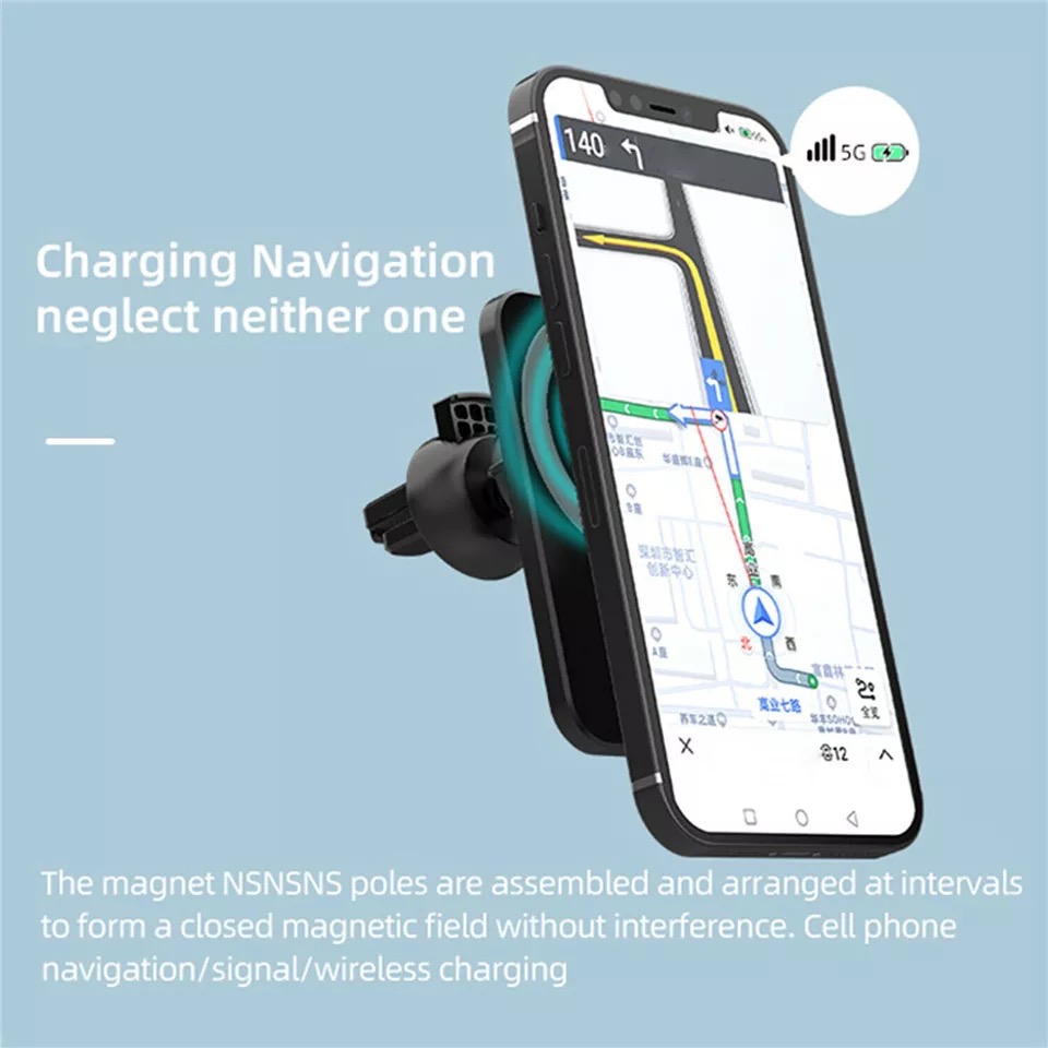 무선 충전기 자기 자동차 전화 홀더 아이폰 14 13  - Wireless Car Charger Mount Fast Charging 리뷰 및 가격
