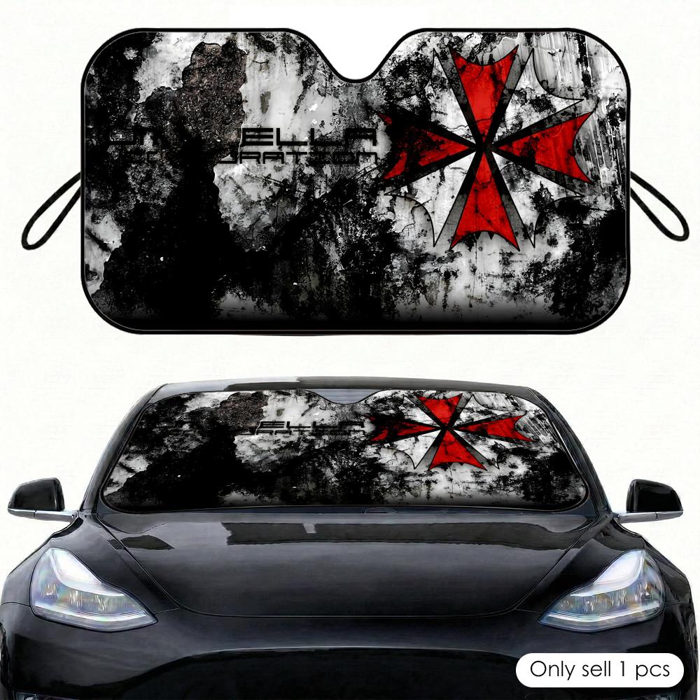 공포 영화 우산형 햇빛 가리개 자동차 앞유리 차양막 앞 - Car Sunshade Windshield Umbrella Foldable 리뷰 및 가격
