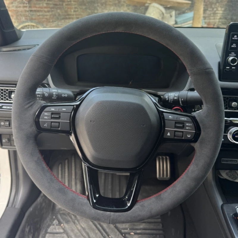 Honda Civic 11 XI 2021-2022 자동 - Car Steering Wheel Cover Anti Slip Breathable 리뷰 및 가격